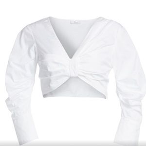 A.L.C. Elise Cotton Poplin Crop Top NWOT, 2